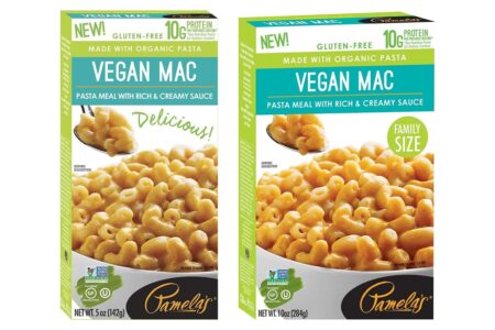 Pamela's Vegan Mac is a dairy-free gluten-free mac and cheese. We have the ingredients, more info, and ratings