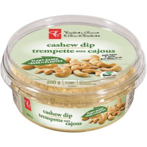 President's Choice Cashew Dip Review and Information - dairy-free, vegan, paleo, healthy, and we have the ingredients, ratings, and more