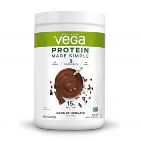 Vega Protein Made Simple Powder - just 4 to 8 ingredients, dairy-free, vegan, soy-free, and gluten-free