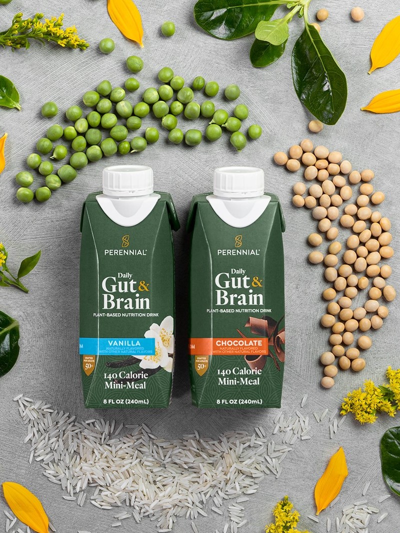 Perennial Daily Gut & Brain Health Reviews and Info - dairy-free, plant-based nutritional milk beverage for people over 50