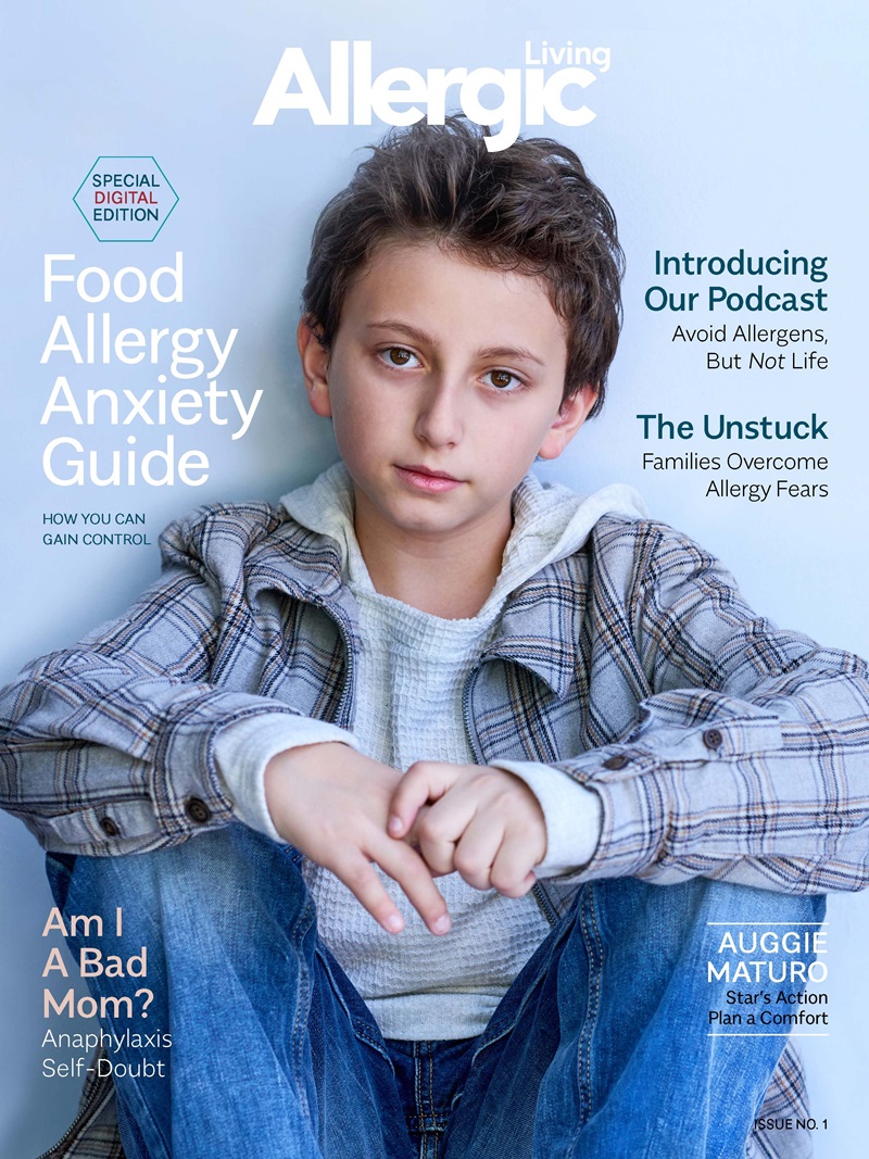 The BIG Food Allergy Anxiety Guide (How you can Gain Control) by Allergic Living - a must have for anyone living with food allergies or the parent of a child with food allergies