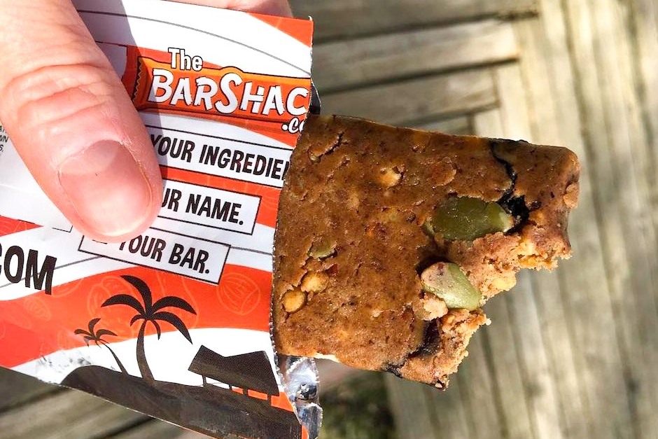 The Bar Shack Custom Dairy-Free Protein Bars - You Pick the Ingredients and You Name Your Perfect Protein Bars. Over 80 plant-based ingredients to choose from.