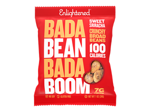 Bada Bean Bada Boom Review & Info - Crunchy Broad Bean Snacks in several vegan, dairy-free, and gluten-free flavors