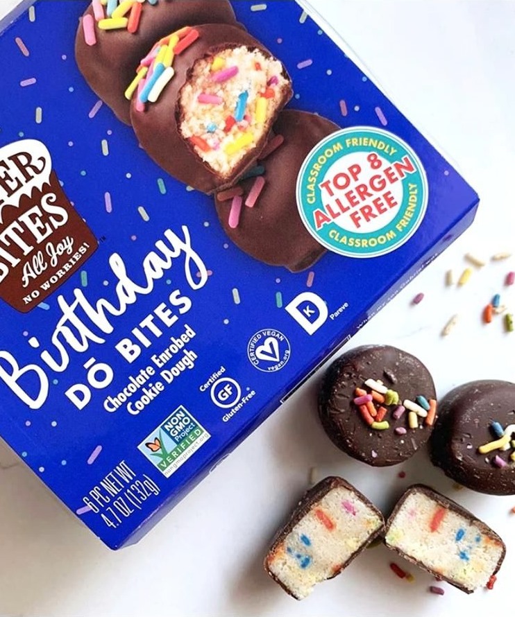 Better Bites DŌ Bites Cure Cookie Dough Envy for the Food Allergic - Review and Info (Ingredients, Nutrition, Ratings, and More) - vegan, dairy-free, egg-free, gluten-free, nut-free, soy-free