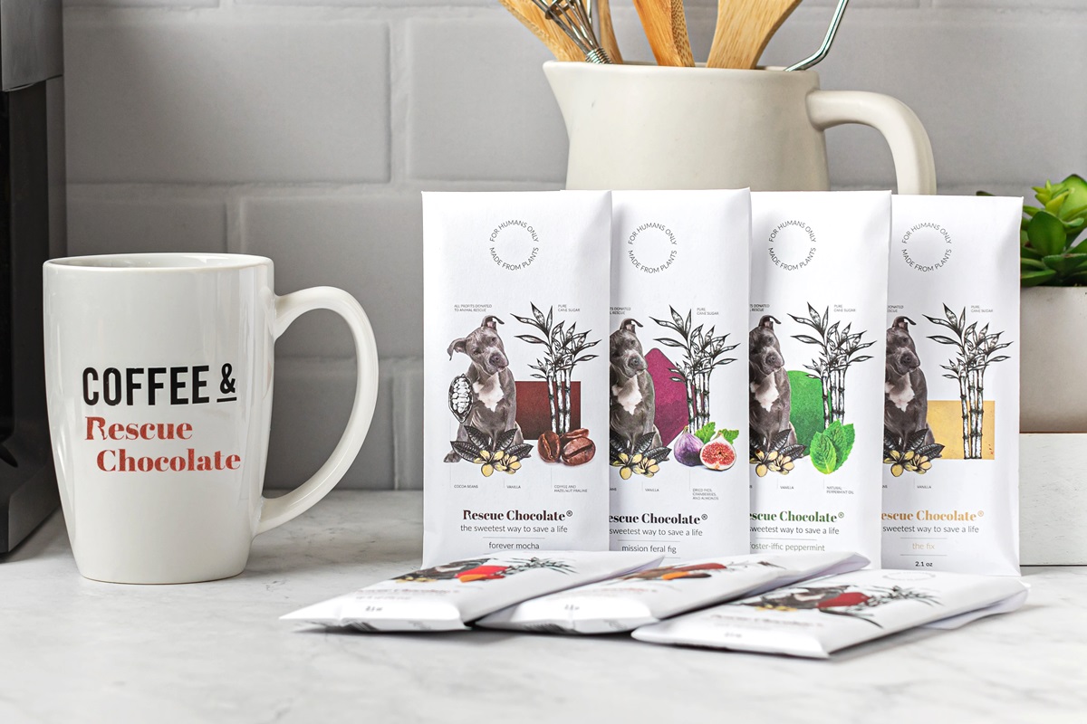 Top 12 Dairy-Free Chocolate Gifts for the Holidays (Rescue Chocolate Bar Gift Pack pictured)