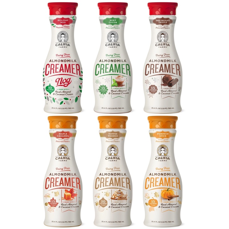 Dairy-Free Holiday Beverages Helper - Califia Holiday Creamers