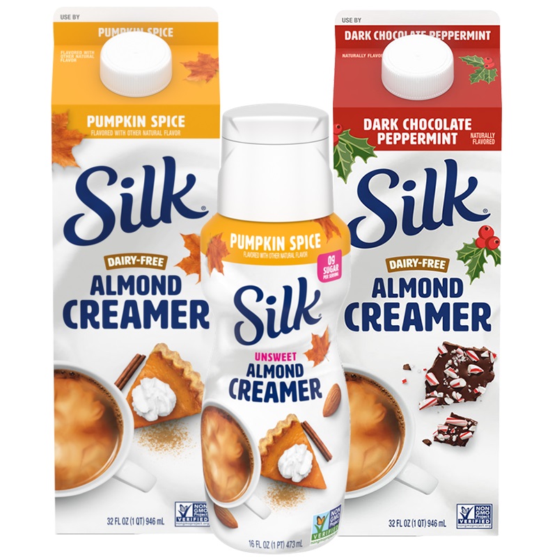 Dairy-Free Holiday Beverages Helper - Silk Pumpkin Spice Creamer