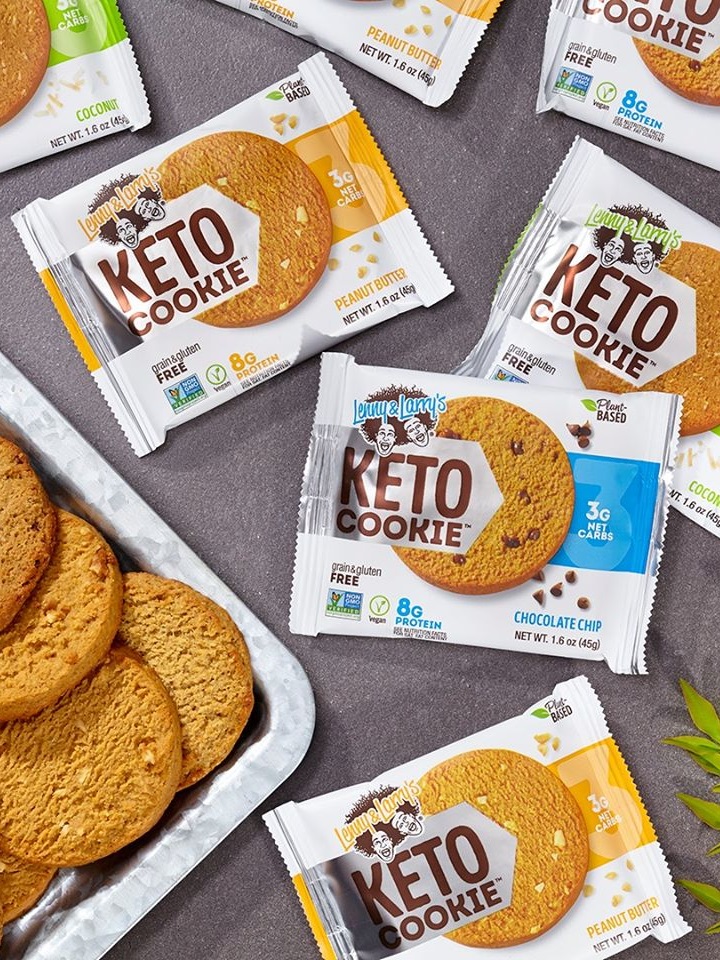 Lenny & Larry's Keto Cookies Review & Info (vegan, gluten-free, grain-free, 3g net carbs, and 8g plant-based protein)