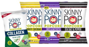 SkinnyPop Popcorn now in Dairy-Free Cheesy, Collagen, and Holiday Flavors - Review and Info for all Dairy-Free & Vegan Flavors
