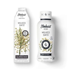 Elmhurst Milked Oats Reviews and Info - Dairy-Free, Plant-Based, Pure Oat Milk in Several Flavors and Sizes! Includes Dark Chocolate and Blueberry!