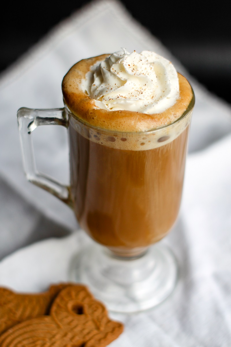 Dairy-Free Gingerbread Latte Recipe - Starbucks Copycat that's spot on for the Original! Vegan and Allergy-Friendly Too