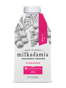Milkadamia Creamer Reviews and Info - Dairy-Free, Vegan, and Keto-Friendly Creamers in Sweetened & Unsweetened varieties, and made with raw macadamias and coconut cream. We have ingredients, nutrition, availability, and more.