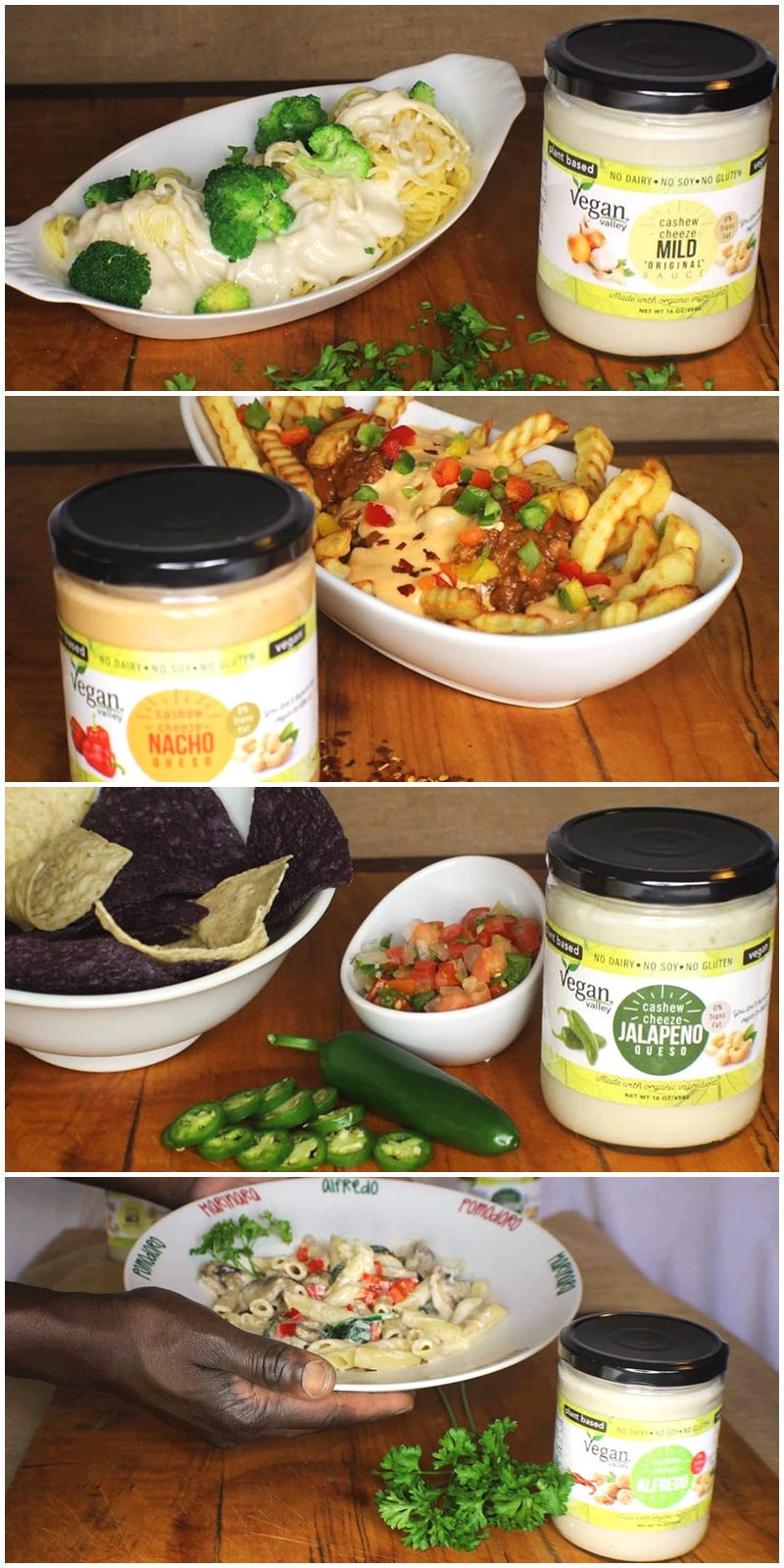 Vegan Valley Cashew Cheeze Sauces Reviews and Information! Dairy-free, Gluten-free, Soy-free, Vegan, and Paleo cheese alternatives. We have ingredients, availability, and more