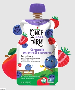 Once Upon a Farm Dairy-Free Smoothie Pouches Reviews and Info - Organic, No Added Sugar! A Jennifer Garner company