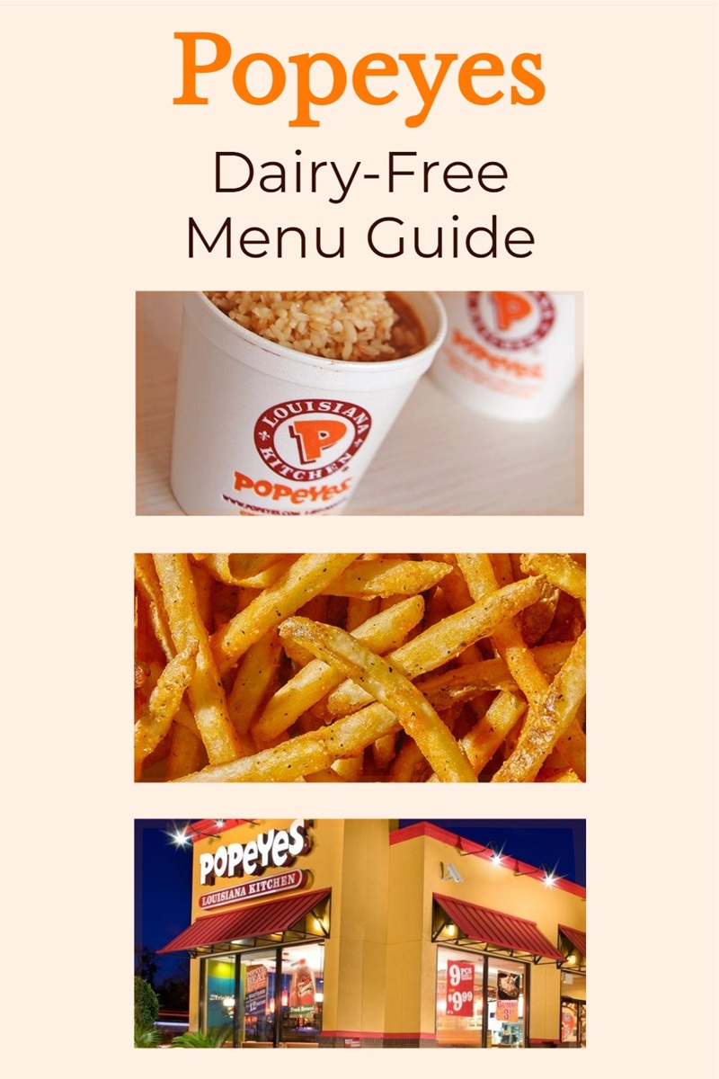 Popeyes Dairy-Free Menu Guide with Allergen Notes