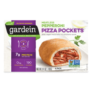 Gardein Meatless Pockets Reviews and Information (ingredients, nutrition facts, and more). Meatless, Dairyless, Eggless breakfast, lunch, and dinner pockets.