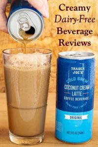 Dairy-Free Creamy Beverage Product Reviews and Information. Includes Vegan Lattes, Hot Chocolate, Smoothies, and more