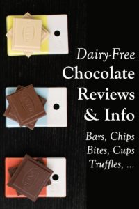 Dozens of Dairy-Free Chocolate Products, from bars to cups to truffles. We have consumer ratings, reviews, ingredients, and more.