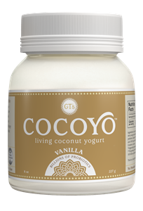 Cocoyo Living Coconut Yogurt التعليقات والمعلومات - خالٍ من الألبان ، نباتي ، باليو ، خالي من الغلوتين ، كامل 30.  متوفر بنكهات مختلفة.  لا سكر مضاف ولا محليات!