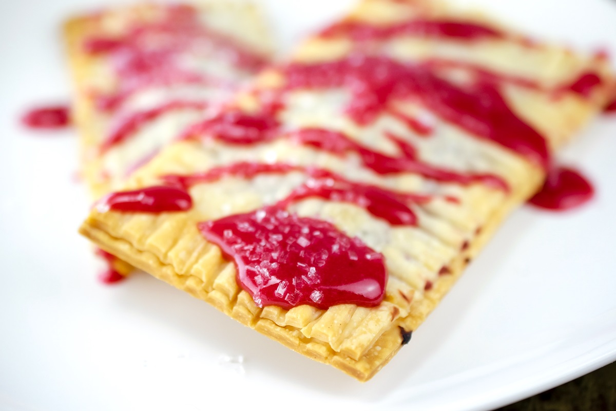 Mini Raspberry Hand Pies or Pop Tarts Recipe made with Real Fruit - Vegan, Dairy-Free, Egg-Free, Nut-Free, Soy-Free, with Gluten-Free Option. Includes Freezing instructions.
