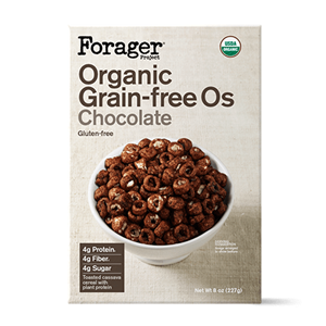 Forager Project Grain-Free O's Cereal Reviews and Information - Vegan, Gluten-Free, Dairy-Free, Nut-Free, Soy-Free, and Certified Organic.