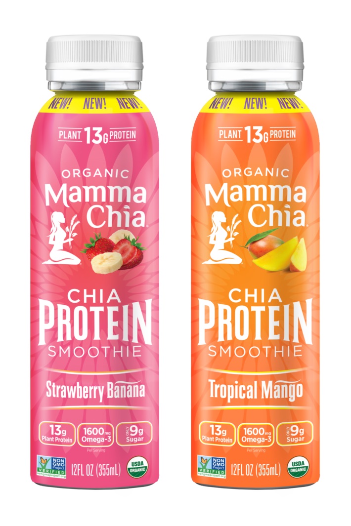 Mamma Chia Protein Smoothies Reviews and Information - made with Chiamilk. Dairy-free, vegan, soy-free, and rich in protein, MCT, and Omega-3.