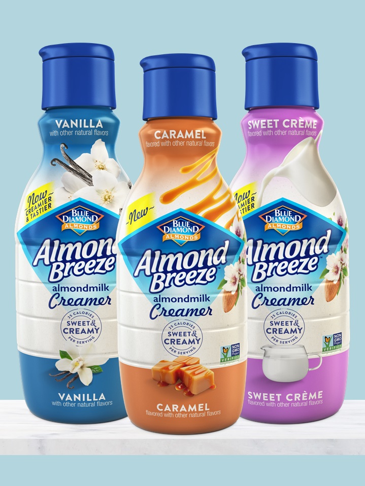Almond Breeze Almondmilk Creamer Review and Information - dairy-free, soy-free, vegan coffee creamer in two varieties. We have all the details!