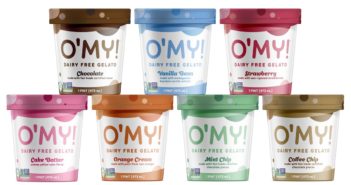 O'My Dairy-Free Gelato Reviews & Information - Vegan, Soy-Free, Pure Ice Cream in several Minimalist, Creamy Pint Flavors. Pictured: All