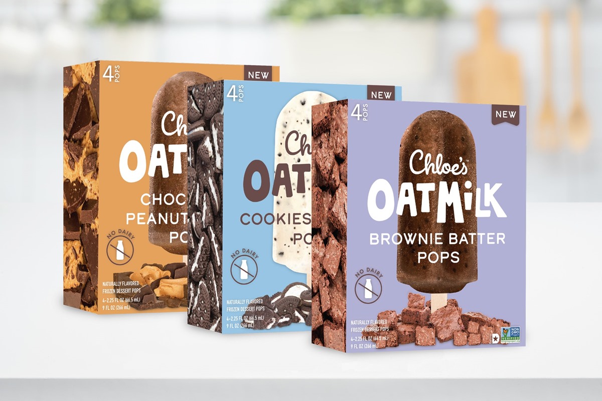 Chloe's Oatmilk Pops Reviews & Info (Dairy-Free, Gluten-Free, and Vegan Ice Cream Bars) Pictured: New 2021 Flavors