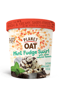 Planet Oat Ice Cream Reviews and Info: The Latest in Dairy-Free and Vegan Oat Milk Frozen Desserts. Available in 6 flavors. Pictured: Vanilla