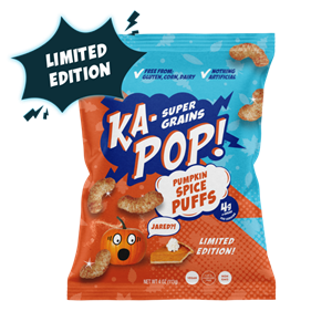 Ka-Pop Puffs Reviews and Information - dairy-free, gluten-free, corn-free, rice-free, and top allergen-free "cheese" puffs and spicy puffs