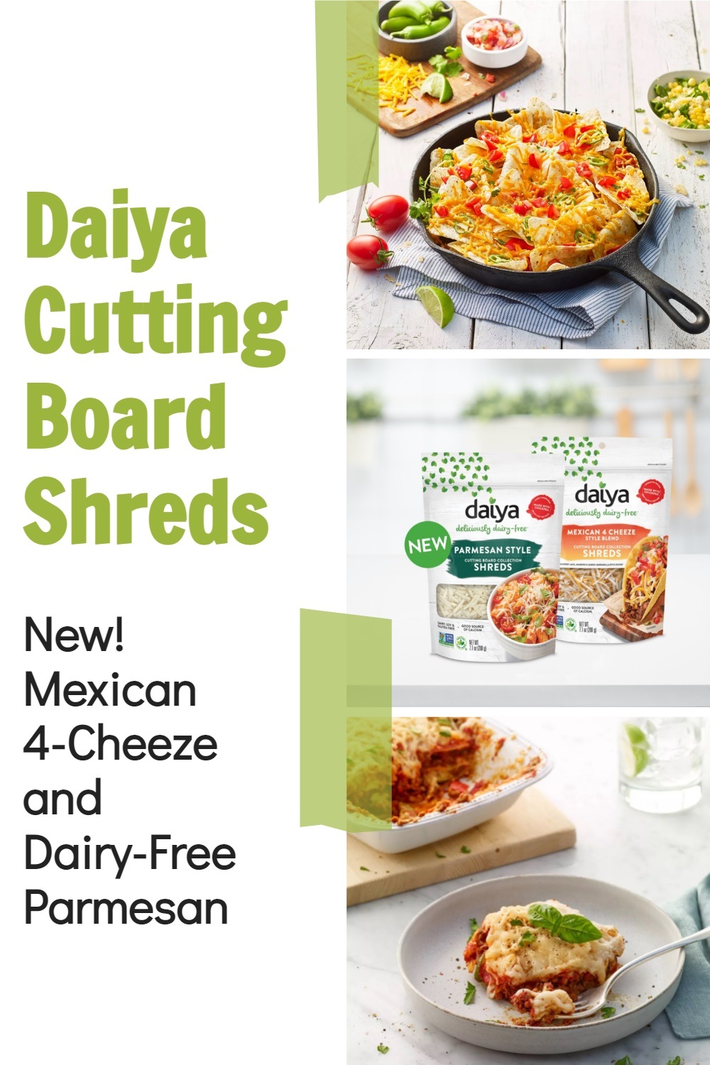 Daiya Cutting Board Shreds Review and Full Information (Dairy-Free Cheese Alternative) - picture: Nachos made with new Daiya Dairy Free Premium Cutting Board Shreds