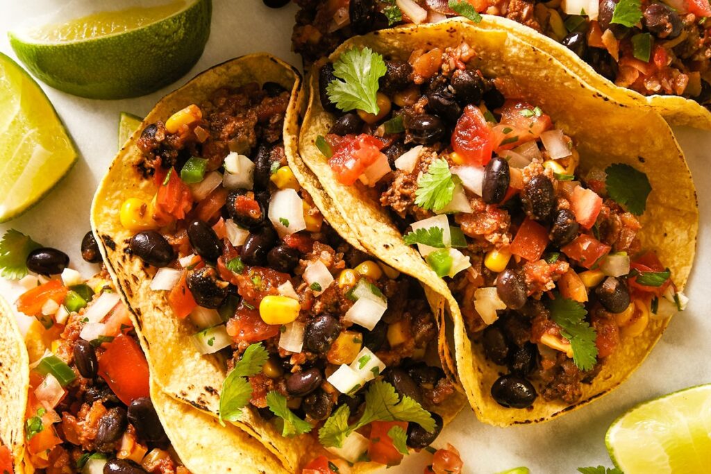 Mexican Mushroom Beef Tacos Recipe made Dairy-Free, Gluten-Free, and Allergy-Friendly