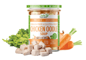 Safe Harvest Soups and Chowders Reviews and Information - dairy-free, gluten-free, paleo clam chowder, salmon chowder, shrimp bisque, and chicken oodle