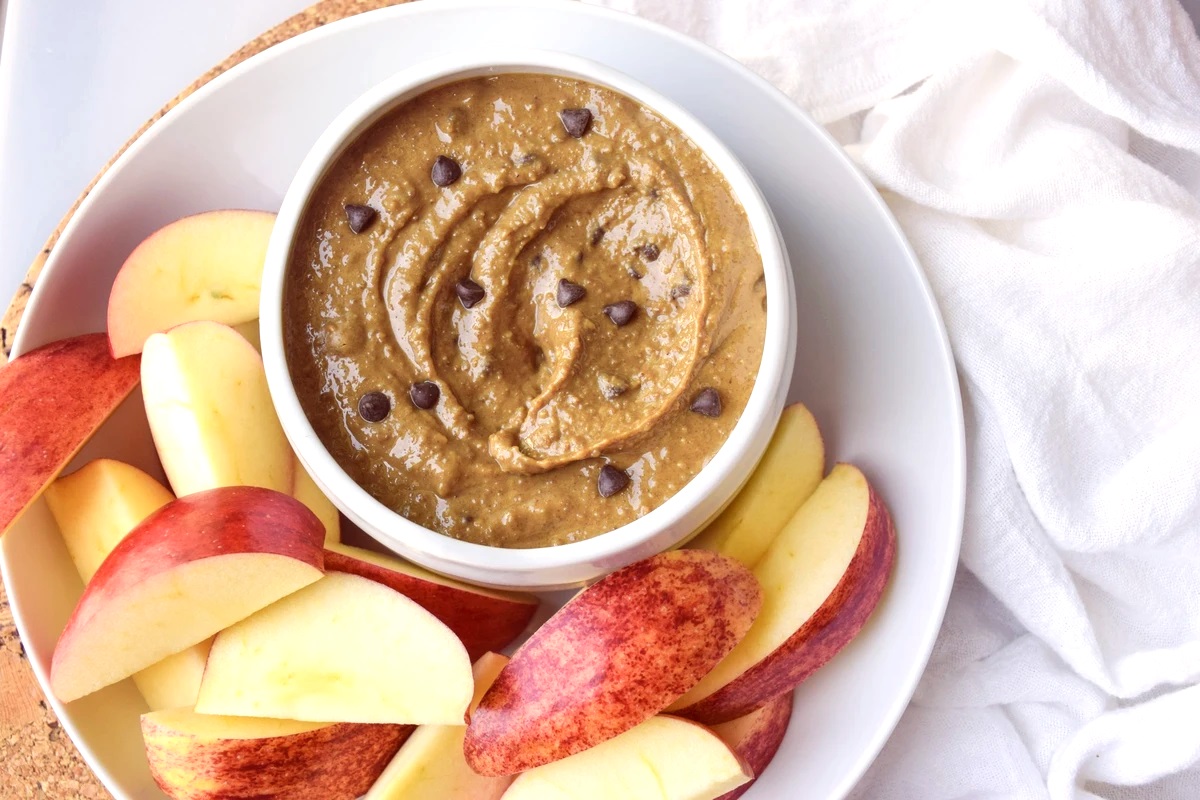 Over 100 Enjoy Life Recipes - All Top Gluten-Free and Top Allergen-Free - Most are also vegan-friendly. Pictured: Caramel Blondie Cookie Dough Dip