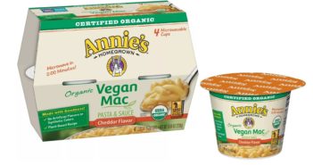 Annie's Vegan Microwave Mac & Cheese Cups Reviews and Information (dairy-free, nut-free, soy-free)