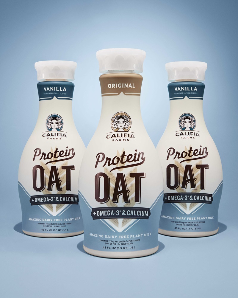 Califia Farms Protein Oat Milk Reviews and Information - dairy-free, nut-free, soy-free, and 8 grams of protein. Calcium fortified.
