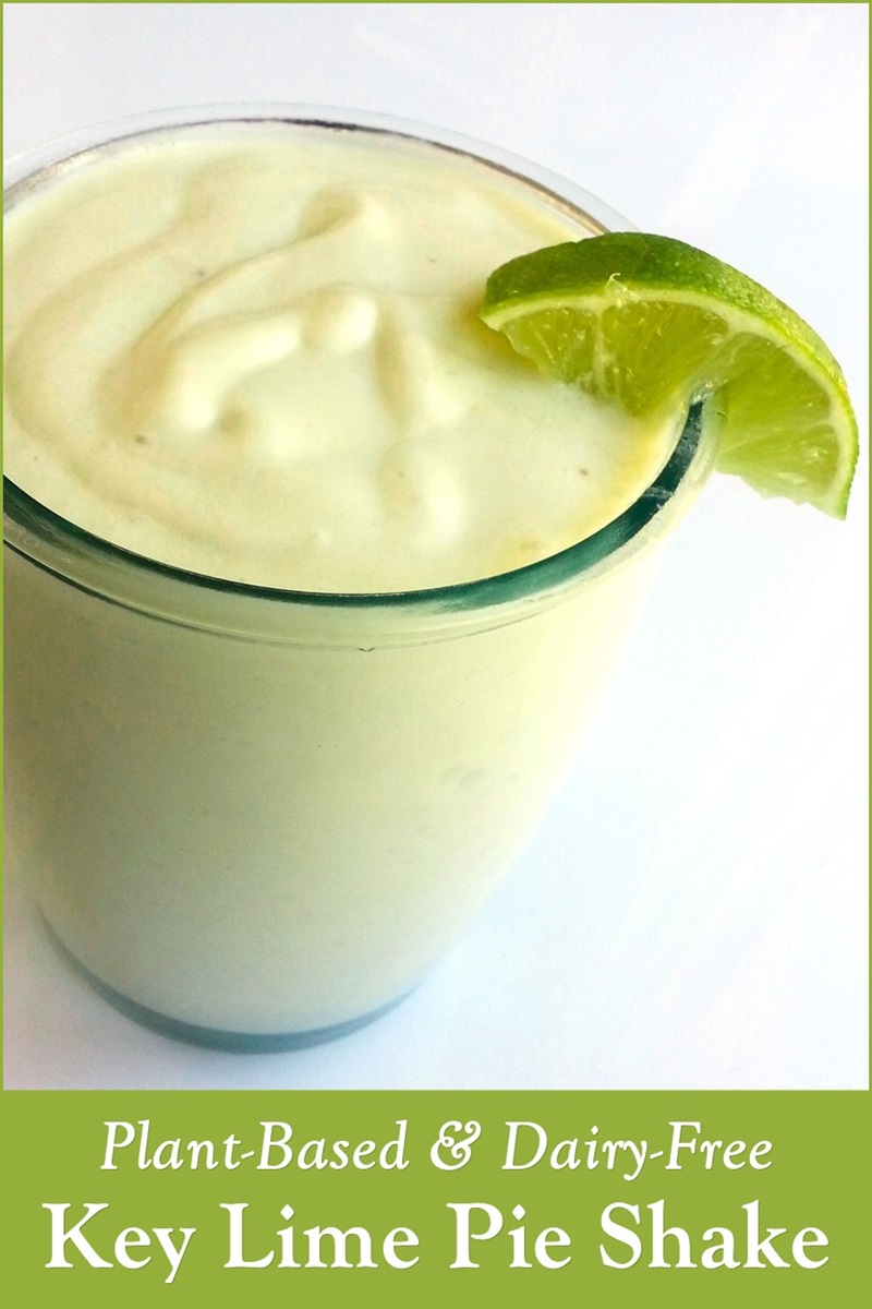 Dairy-Free Key Lime Pie Shake Recipe - plant-based, paleo-friendly, and top allergen-free. Nutritious.