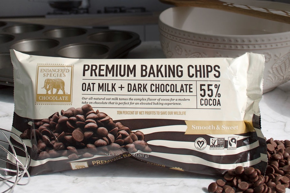 Endangered Species Oat Milk Chocolate Chips Review and Info - Dairy-Free and Vegan "Zebra" Premium Baking Chips. Full details ...