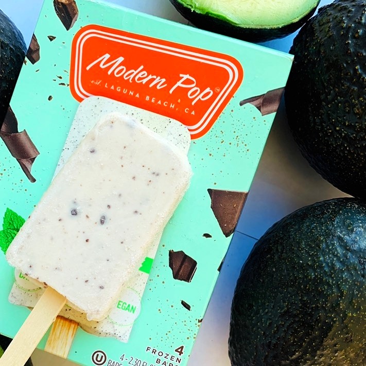 Modern Pop Dairy-Free Ice Cream Bars made with Avocado. Reviews and Information.