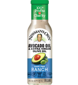 Newman's Own Avocado Oil Dressings Reviews and Info - Creamy Dairy-Free Salad Dressings in Ranch, Greek, and Caesar. Also gluten-free, sugar-free, nut-free, soy-free, paleo, and keto.