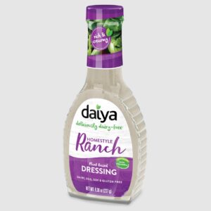 Daiya Dairy-Free Dressings Reviews and Info - Vegan, gluten-free, nut-free, soy-free creamy dressings - they're even made without coconut, palm, sesame, and carrageenan!
