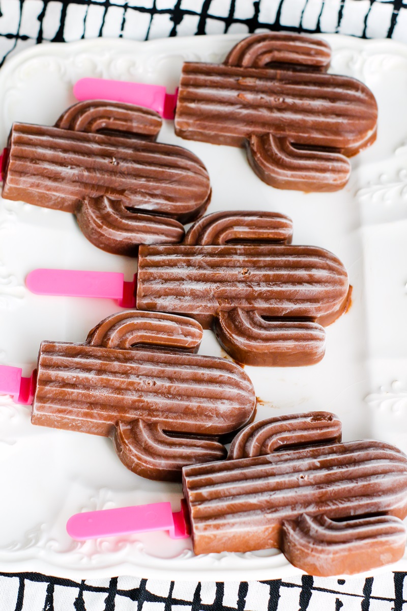 Dairy-Free Fudgesicles Recipe - naturally vegan, gluten-free, and allergy-friendly. Simple and cheap to make from basic ingredients.