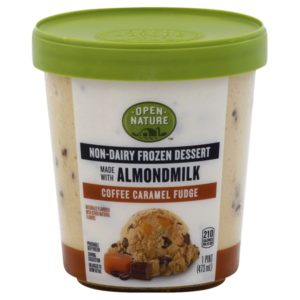 Open Nature Almondmilk Non-Dairy Frozen Dessert Reviews and Info - dairy-free, vegan ice cream in three almond-based flavors.