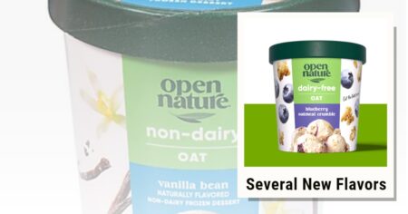 Open Nature Oat Frozen Dessert Reviews & Info - Dairy-Free & Vegan Oatmilk Ice Cream line in 5 flavors. Sold at the Albertsons family of stores (including Safeway, Vons, Randall's, United, etc)