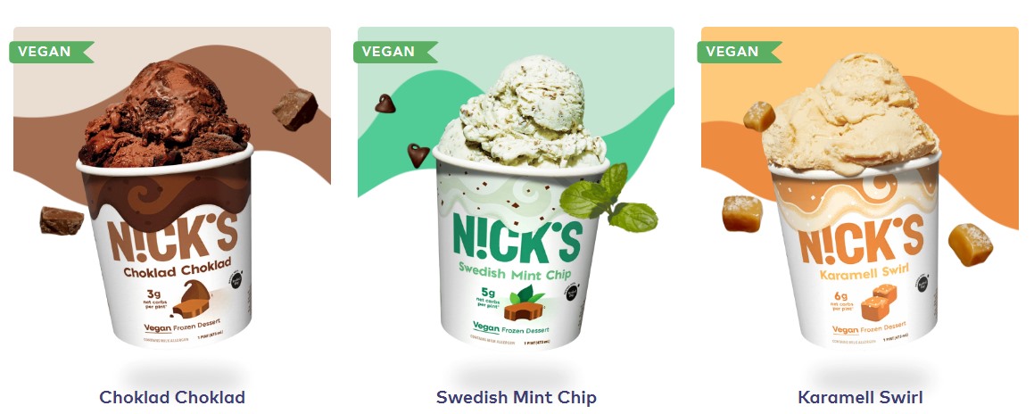 Nick's Perfect Day "Vegan" Ice Cream actually contains milk