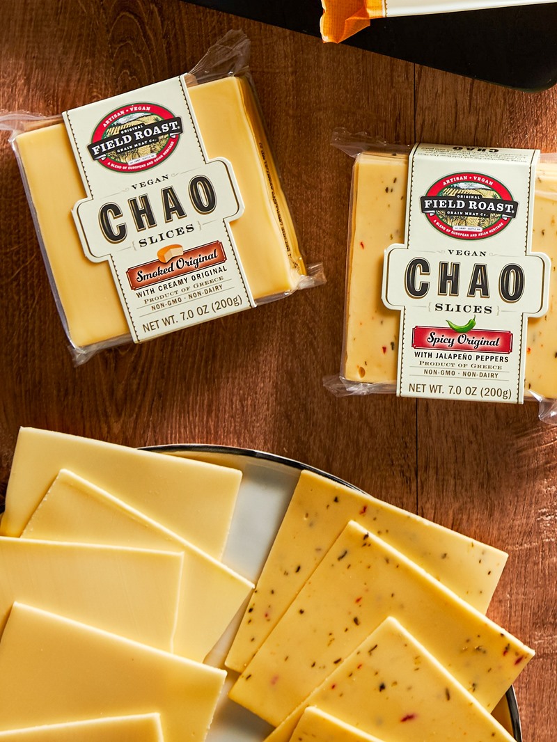 Chao Vegan Cheese Slices Reviews and Info - Dairy-Free Cheese Alternative by Field Roast Chao Creamery Now in Five Flavors