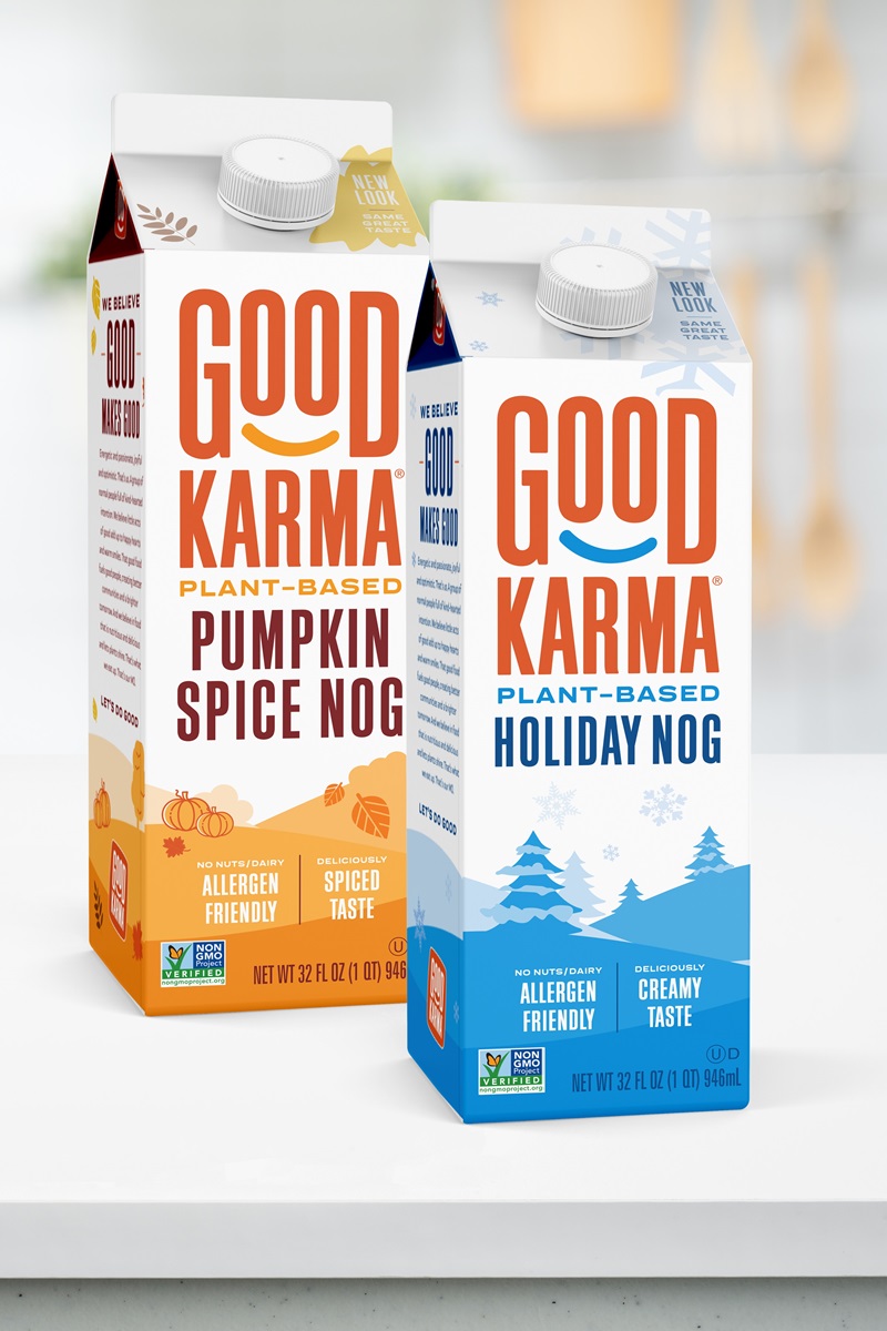 Good Karma Holiday Nogs - dairy-free, gluten-free, egg-free, soy-free, and vegan
