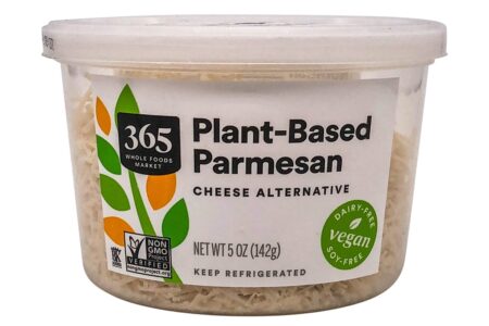 365 Plant-Based Parmesan Cheese Alternative Reviews and Info - Dairy-free and Vegan Shreds from Whole Foods. Ingredients, nutrition, and who probably produces it here ...