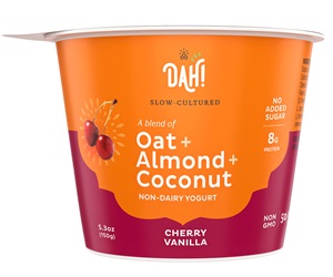 DAH! Oat Almond Coconut Yogurt Reviews and Info - Dairy-Free, Plant-Based, Soy-Free, and Vegan - Slow cultured with no added sugar - 50 billion probiotics